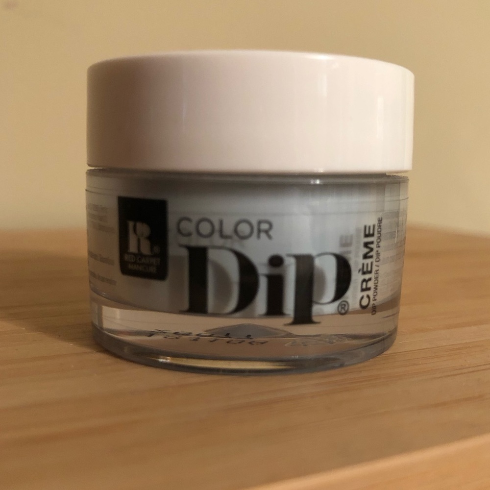 Light blue dip powder